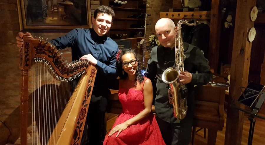 saxyarpa & Myra Maud , Dinner mit Musik, Riepenburger Mühlenladen