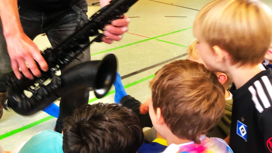 saxyarpa, Jeki-Konzert, Grundschule Ratsmühlendamm