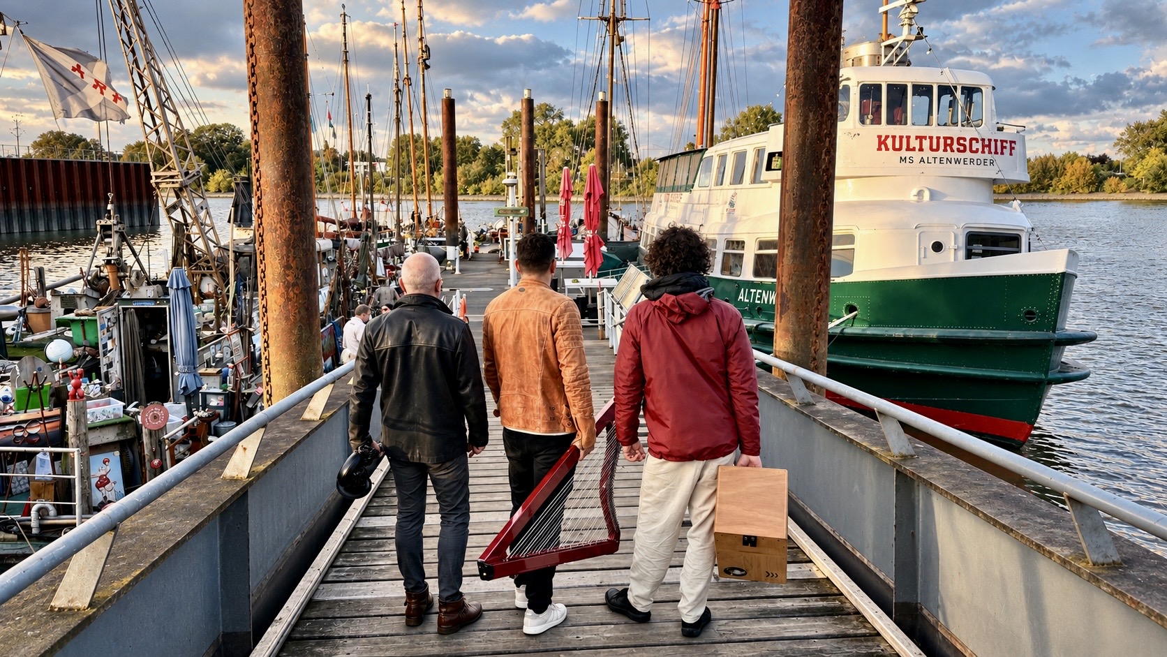 saxyarpa, Konzert, Kulturschiff MS Altenwerder